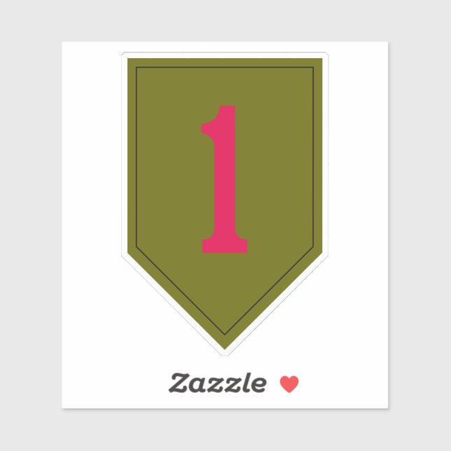 Gros sticker vinyle Red One (Feuille)