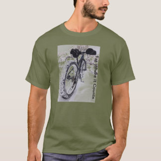 Gros T-shirt de vélo de montagne de vélo
