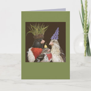 Grosbeak Familienkarte Karte