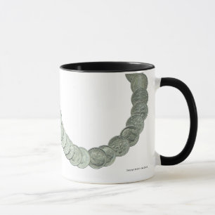 Groschen-Skulptur-Tasse Tasse