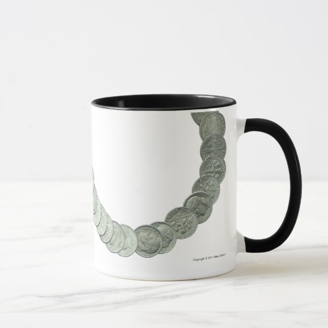Groschen-Skulptur-Tasse Tasse (Rechts)