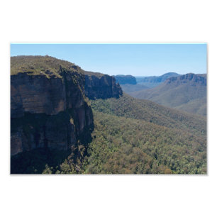 Grose Valley Landschaft in der Nähe von Blackheath Fotodruck