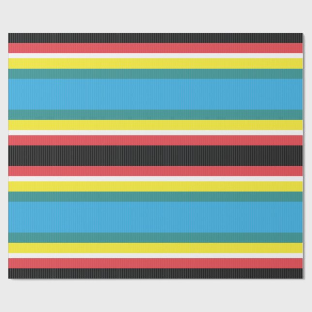 Grosgrain wrapping paper - full ribbon 1 geschenkpapier (Flach)
