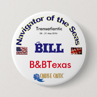 Groß, 3 Zoll-runder Knopf Button