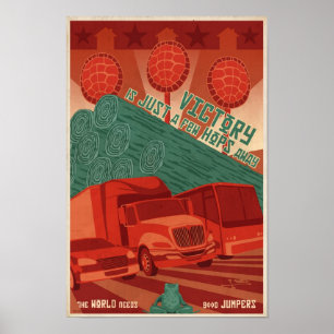 Groß - Arcade-Game-Propagandaposter Poster
