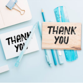 Groß bedrückt danke gummistempel