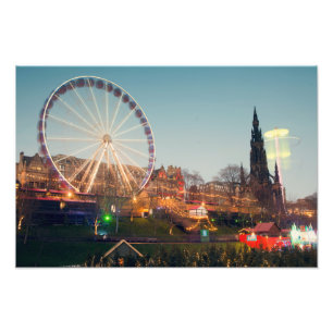 Groß drehen Sie herein Edinburgh Fotodruck