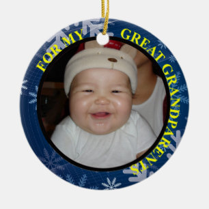 Groß - Großeltern Foto-Geschenk-Umbau u. Keramik Ornament