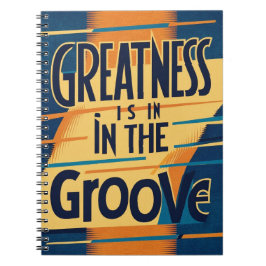 Groß ist in der Groove-Option 2 Notizblock