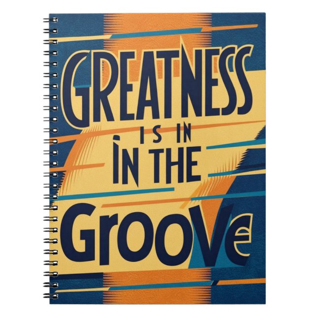 Groß ist in der Groove-Option 2 Notizblock (Vorderseite)