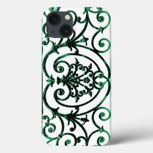 Groß und weiß scrollwork muster Case-Mate iPhon iPhone Hülle