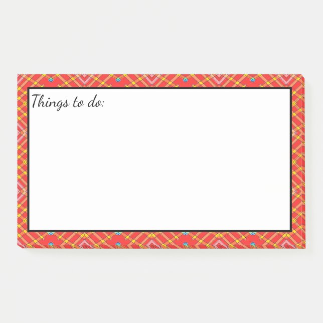 Groß zu schreiben post-it klebezettel (Vorderseite)