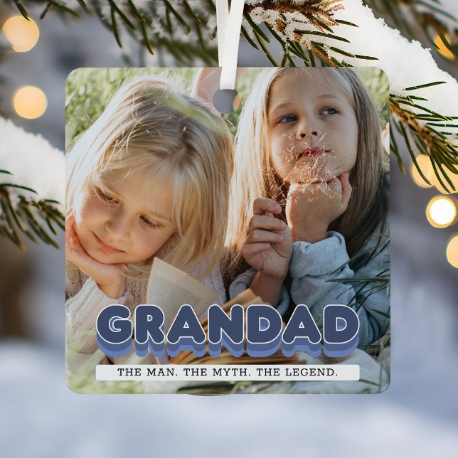 Großad Man Myth Legend Foto Weihnachten Ornament Aus Metall (Von Creator hochgeladen)