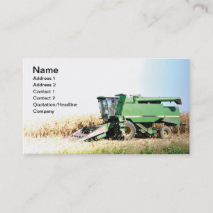 Großanlage für umweltfreundliche Landwirtschaft Visitenkarte