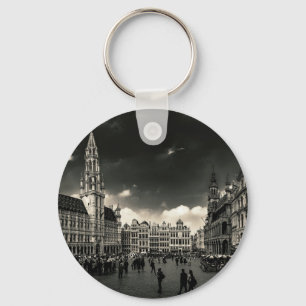 Großartig-Platz, Brüssel, Belgien Schlüsselanhänger