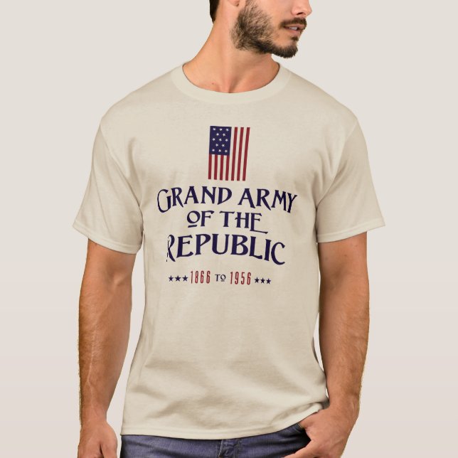 Großartige Armee der Republik - w/Flag T-Shirt (Vorderseite)