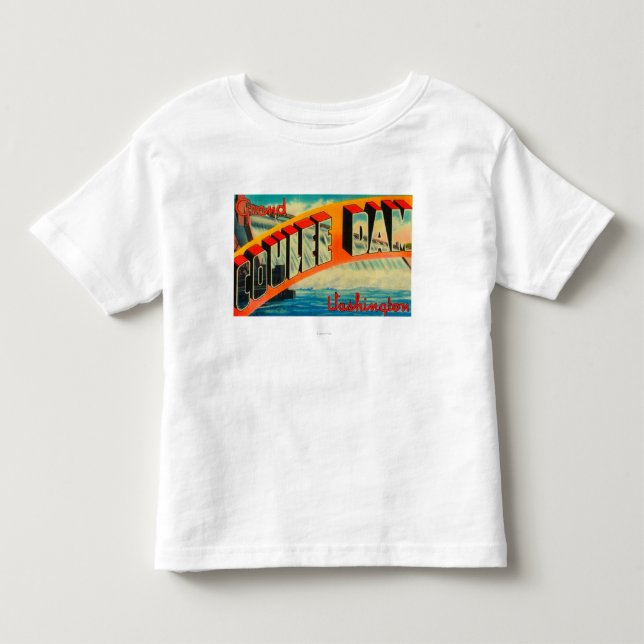 Großartige Coulee Verdammung, Washington Kleinkind T-shirt (Vorderseite)