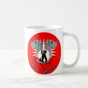 Großartige Dane-Grafik Kaffeetasse