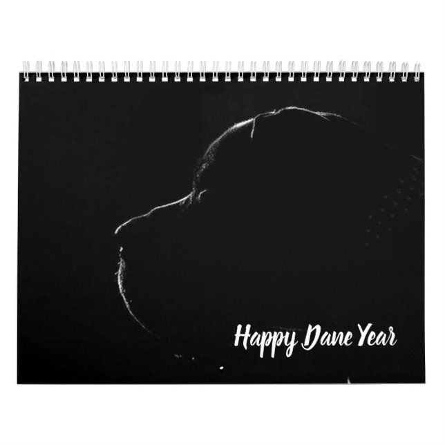 Großartige Dane-Grafik Kalender (Titelbild)
