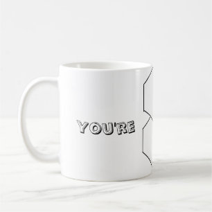 Großartige Frau sind Sie großartig Kaffeetasse