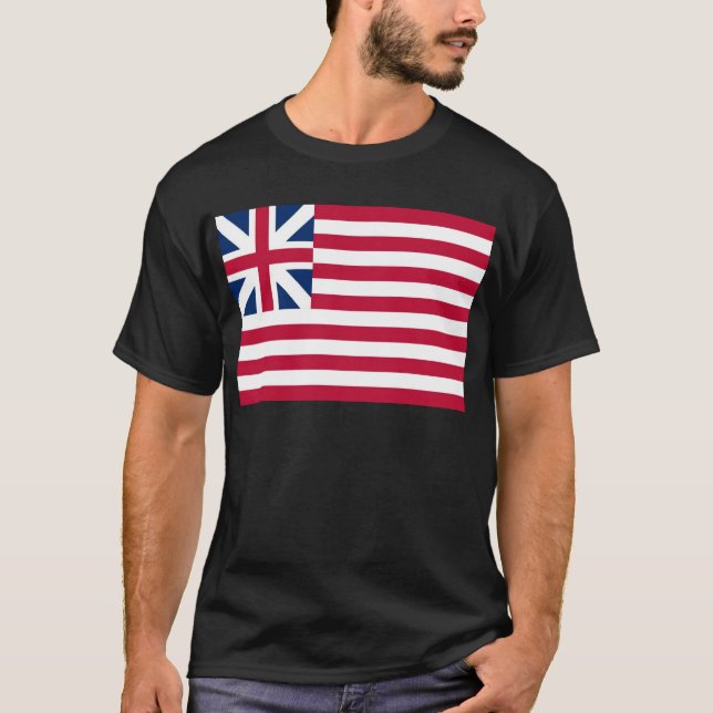 Großartige Gewerkschafts-Flaggen-kontinentale T-Shirt (Vorderseite)