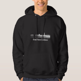 Großartige Hafen-Leuchtturm-Grafik Hoodie