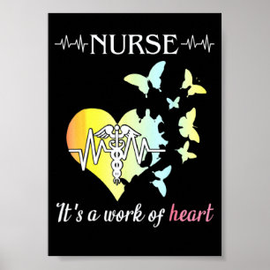 Großartige Herzschlag-Krankenschwester Es Ist Eine Poster