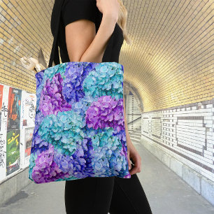 Großartige Hydrangea-Blüten Tasche