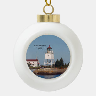 Großartige Marais helle Verzierung Keramik Kugel-Ornament