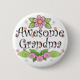 Großartige Oma T-Shirt Button
