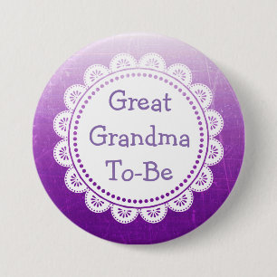 Großartige Oma zum Baby-Duschknopf Button