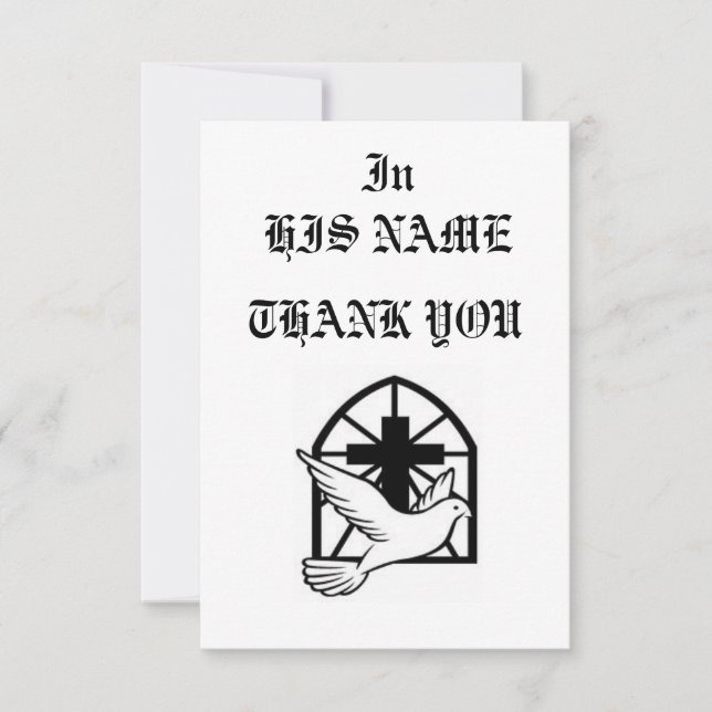 GROSSARTIGE REICH-MONOGRAMM-ANWESEN DANKEN IHNEN DANKESKARTE (Vorderseite)