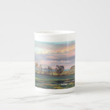 Großartige See-Wiesen - Knochen-China-Tasse