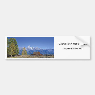 Großartige Teton Nationalpark-Reihe 5 Autoaufkleber