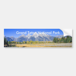 Großartige Teton Nationalpark-Reihe 7 Autoaufkleber