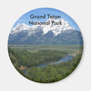 Großartige Teton Nationalpark-Reihe 8 Magnet