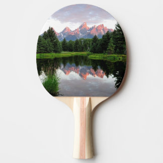 Großartige Teton Reflexionen über dem Biber-Teich Tischtennis Schläger
