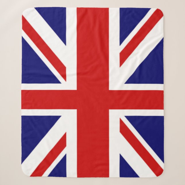 Großartige U.k Flag Gewerkschaft Jack Sherpadecke (Vorderseite)