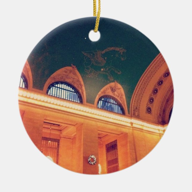 Großartige zentrale Stations-Decken-Verzierung Keramik Ornament (Vorne)