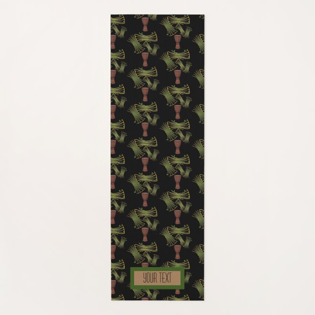 Großartiger afrikanischer Print Ankara Fabric Yoga Yogamatte (Vorderseite)