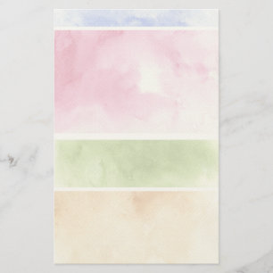 großartiger Aquarellhintergrund - Aquarellbilder Briefpapier
