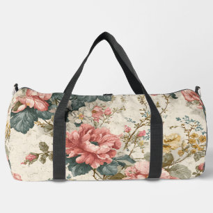 Großartiger europäischer Chintz-Blumenmuster Duffle Bag