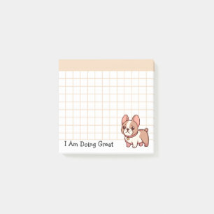 Großartiger Französischer Bulldogge Post-it Klebezettel