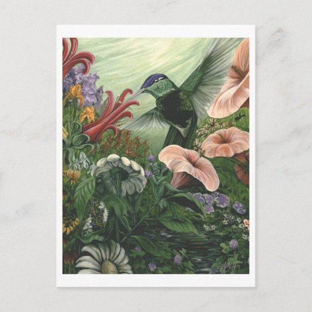 Großartiger Garten Postkarte (Vorderseite)