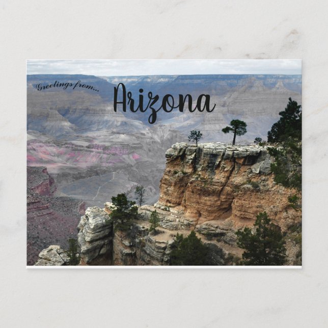 Großartiger Grand Canyon Arizona Postkarte (Vorderseite)