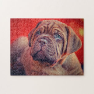 Großartiger Hund von Bordeaux Welpe