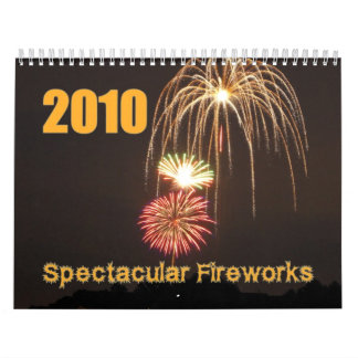 Großartiger Kalender der Feuerwerks-2010