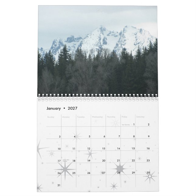 Großartiger Kalender Teton Berg2013 (Jan 2027)