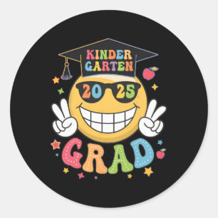 Großartiger Kindergarten-Absolvent Glücklicher Abs Runder Aufkleber