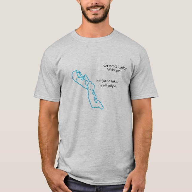 Großartiger Michigansee-Lebensstil T-Shirt (Vorderseite)
